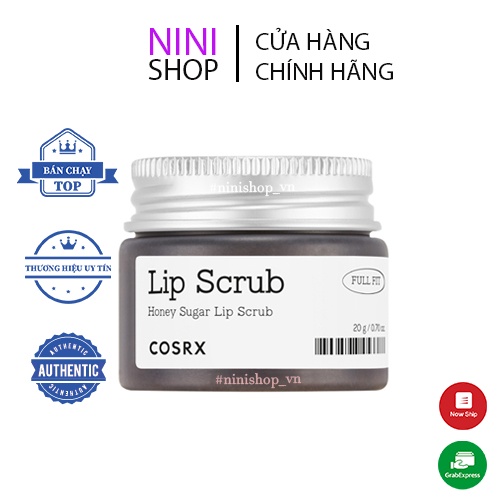 Tẩy da chết cho môi COSRX Fulll Fit Honey Sugar Lip Scrub 20g - NiNiShop