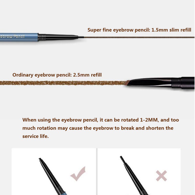 [Hàng mới về] Bút kẻ mày 2 đầu cho chân mày tự nhiên sắc nét thiết kế 2 trong 1 | BigBuy360 - bigbuy360.vn