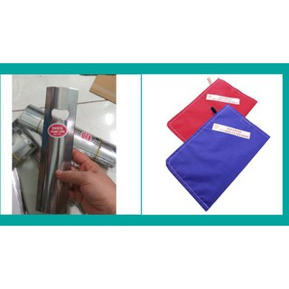 [GDKK109] Cây đập đá inox 2in1+Túi đập đá vải dù siêu bền.