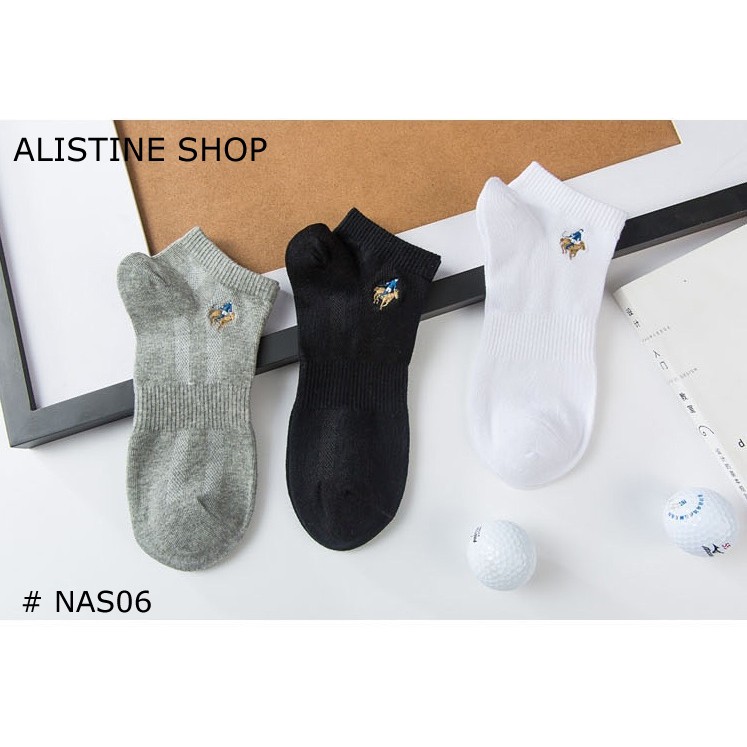 Combo 5 đôi vớ  thể thao nam cao cấp Polo.