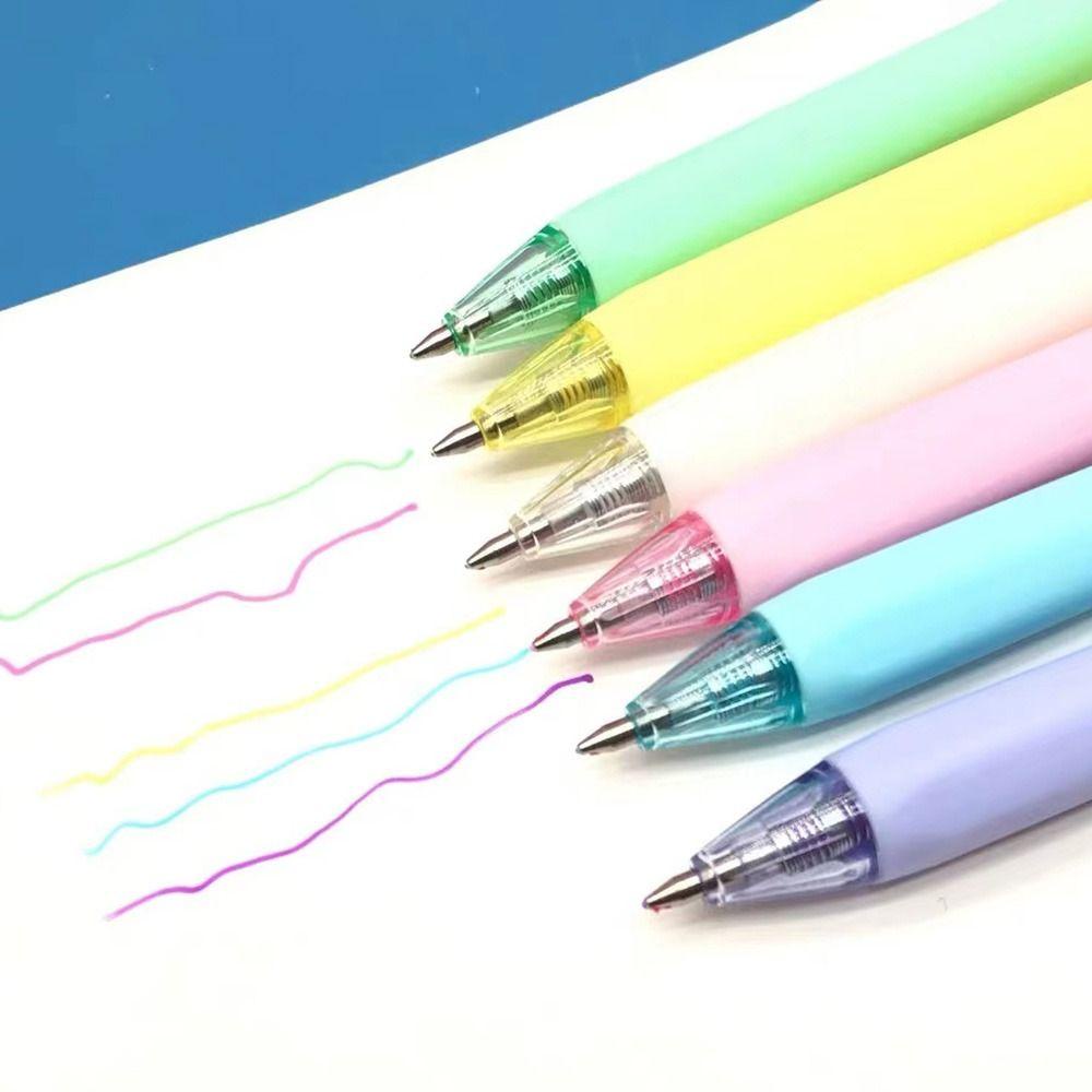 CHOOKEY Set 6 Bút Bắt Sáng Nhiều Màu Sắc Dùng Trong Trường Học / Văn Phòng