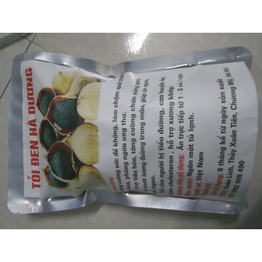 Tỏi đen (500g) được lên men 45 ngày từ tỏi trắng Kinh môn Hải Dương