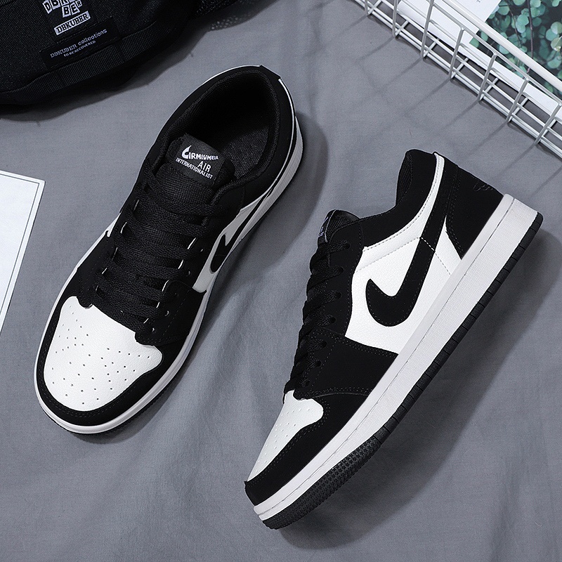 Giày Sneaker Nam Nữ - Giày 𝐉𝐨𝐫𝐝𝐚𝐧 low Panda Cổ Thấp Màu Đen Trắng Nam Nữ Full Box Bill