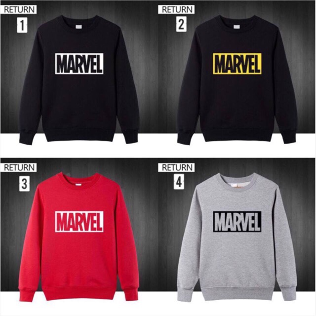 Áo nỉ sweater nam nẽ Mavel có bigsize đến hơn 100kg