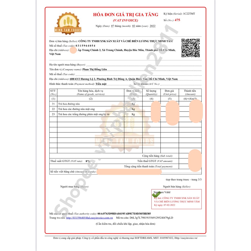 100g Trà hoa cúc đường phèn mật ong loại ngon