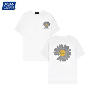 Áo Thun Nữ Tay Lỡ Form Rộng URBAN OUTFITS Cổ Tròn Unisex Big Size 90k In Hoa Cúc Flash 100% Cotton Cao Cấp OUTFIT ATO08