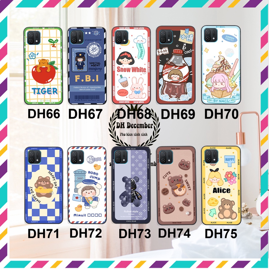 Ốp lưng Oppo A16K in hình 3D GẤU HỒNG-GẤU HỒNG -CỰC XINH-RẺ