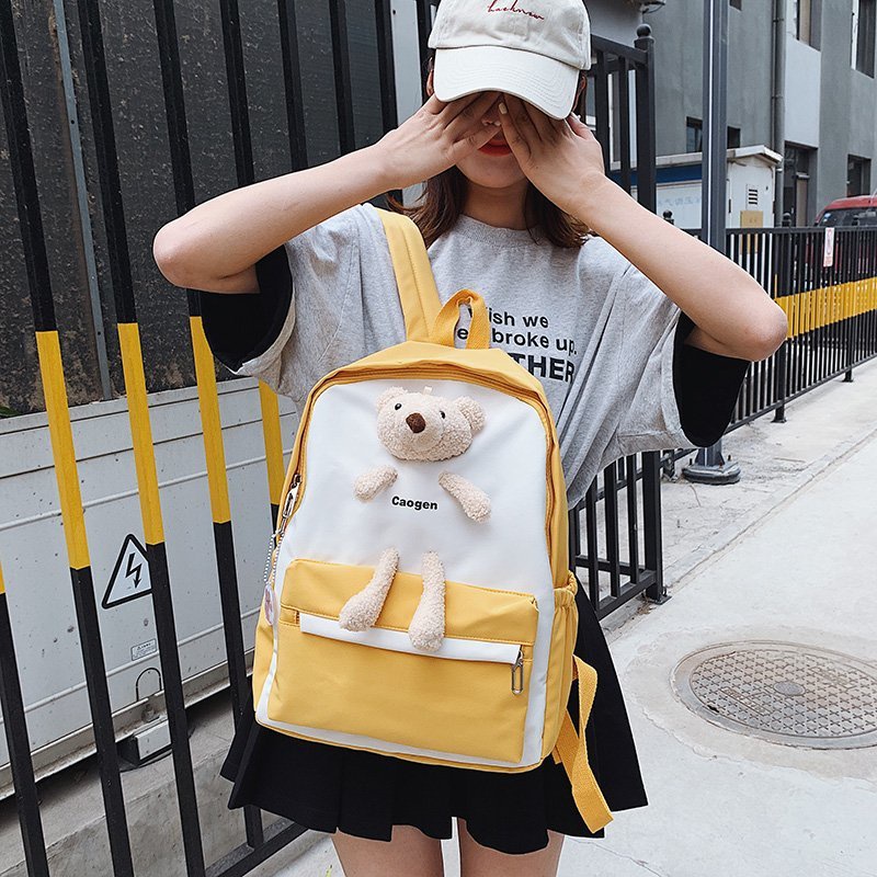 Balo đi học ulzzang thời trang unisex cá tính , cặp học sinh sinh viên dễ thương 3002