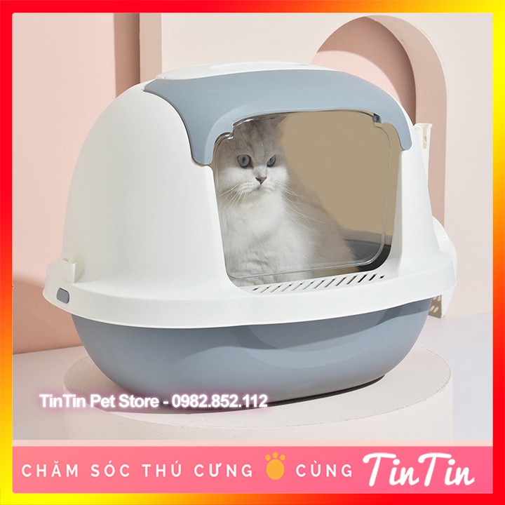 Nhà Vệ Sinh Cho Mèo - Hàng Đẹp kèm xẻng xúc cát #Tintin Pet Store