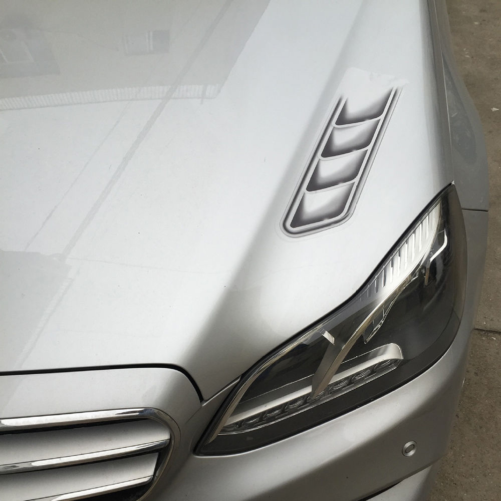 Miếng Dán Hình Cá Mập Đen 3D Chống Thấm Nước Trang Trí Xe Hơi Độc Đáo