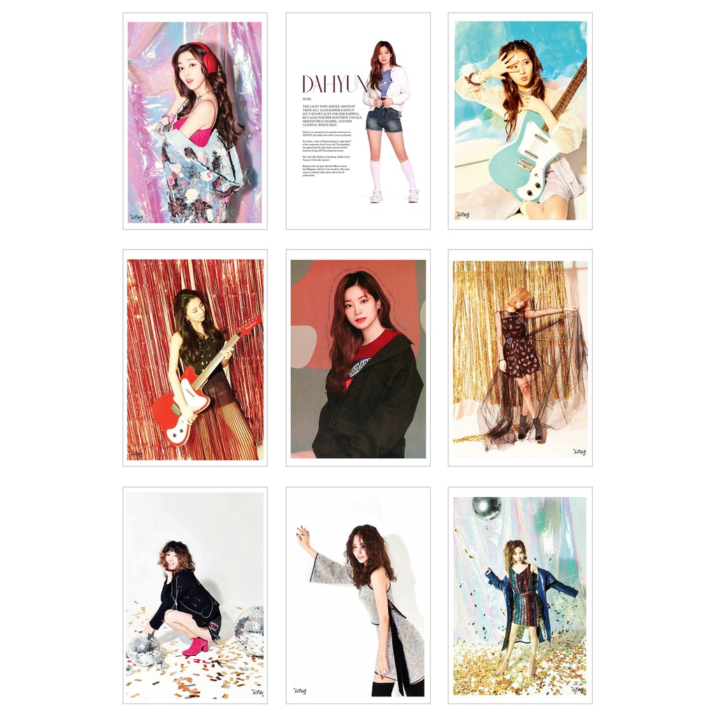 [Ép Lụa] Lomo Card 45 Ảnh TWICE x BENCH 2021