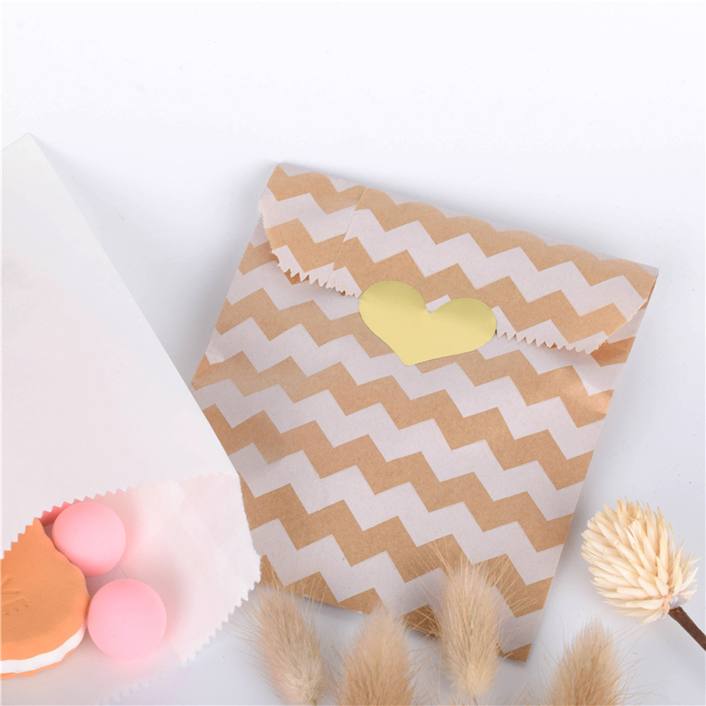 50pcs Pastry Wrapping Party Supplies Kraft Paper Candy Bag | BigBuy360 - bigbuy360.vn