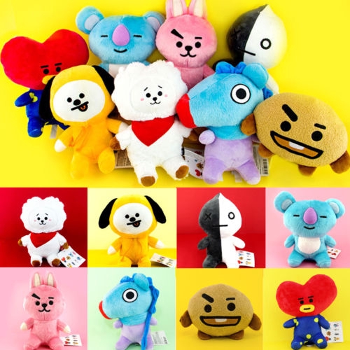 Gấu bông đồ chơi hình BTS BT21 TATA SHOOKY RJ KOYA CHIMMY COOKY MANG