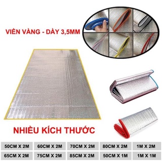 Chiếu ngủ trưa văn phòng cá nhân dày 3.5ly màu VÀNG - thảm ngủ trưa cá nhân , thảm du lịch