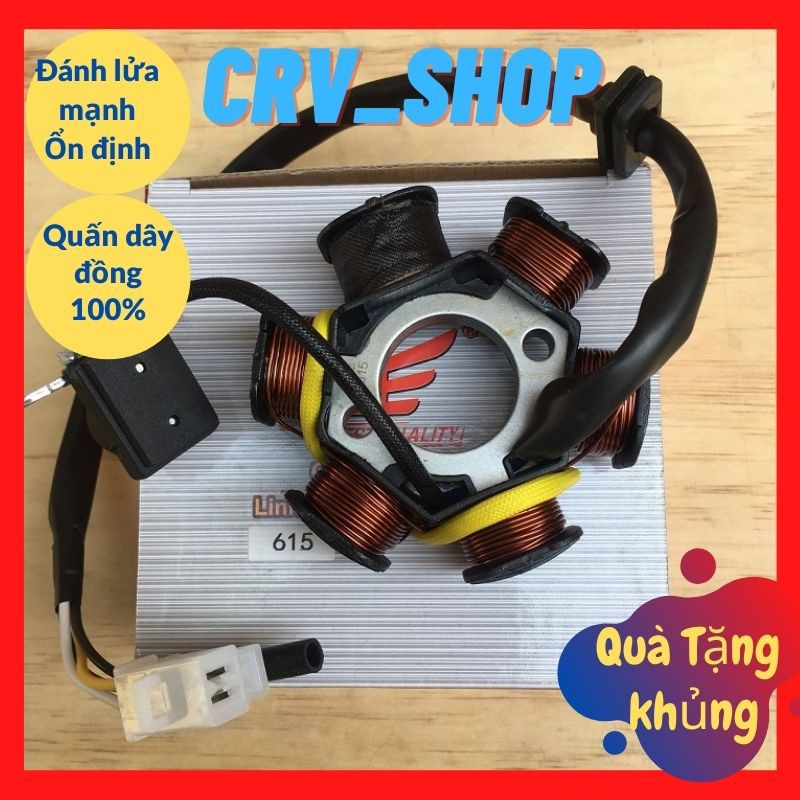 Cuộn Lửa Xe Máy ❤️𝑭𝑹𝑬𝑬𝑺𝑯𝑰𝑷❤️ Cuộn Lửa Wave Alpha Cuộn Điện Đánh Lửa Mạnh Ổn Định Lâu Dài Bảo Hành 6 Tháng