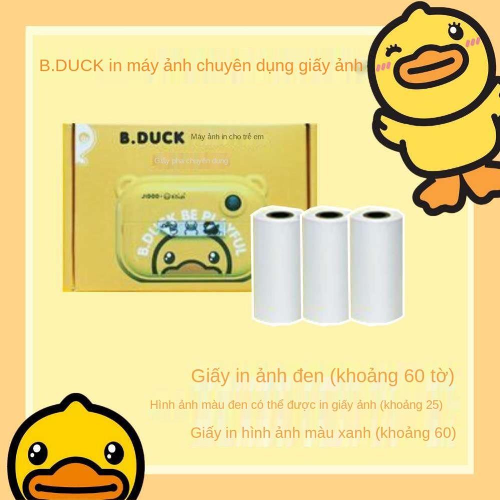 Máy ảnh dành cho trẻ em của chú vịt nhỏ màu vàng có thể chụp và in kỹ thuật số. Học sinh nam nữ Polaroid cầm tay | BigBuy360 - bigbuy360.vn