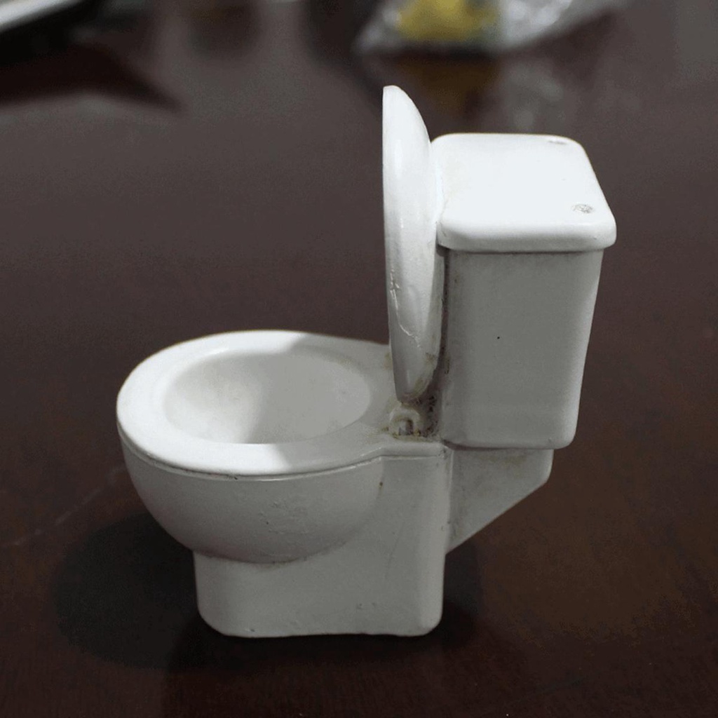 Mô Hình Bồn Cầu Trang Trí Nhà Búp Bê