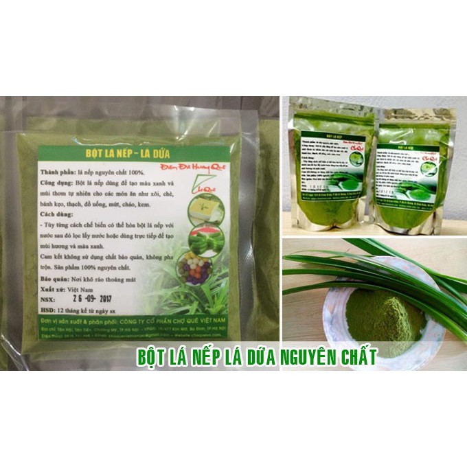 Bột lá nếp - lá dứa (màu xanh) - 50g