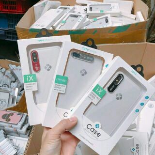 Ốp lưng TOTU IPhone X nổi viền bảo vệ camera