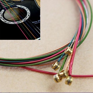 Set 6 dây đàn guitar nhiều màu sắc