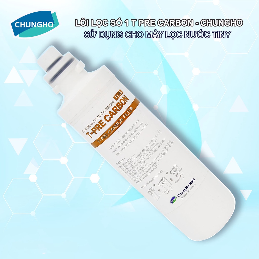 Lõi lọc số 1 T Pre Carbon Chungho