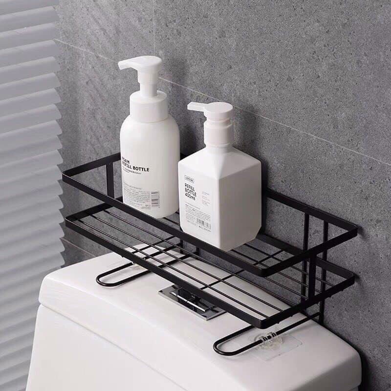 Kệ để đồ trên nắp bồn cầu sơn tĩnh điện chống rỉ loại đẹp