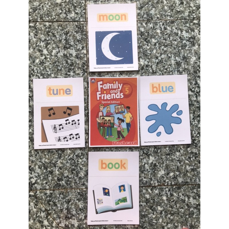 Bộ Flashcard Family and Friends Grade 5 Special Edition