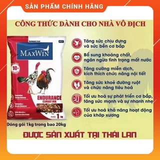 FREE SHIP -  Thức ăn gà đá MAXWIN. Chuyên dùng cho gà đá tập đoàn PCG Thái Lan. (Bao 20kg x 20gói 1kg)