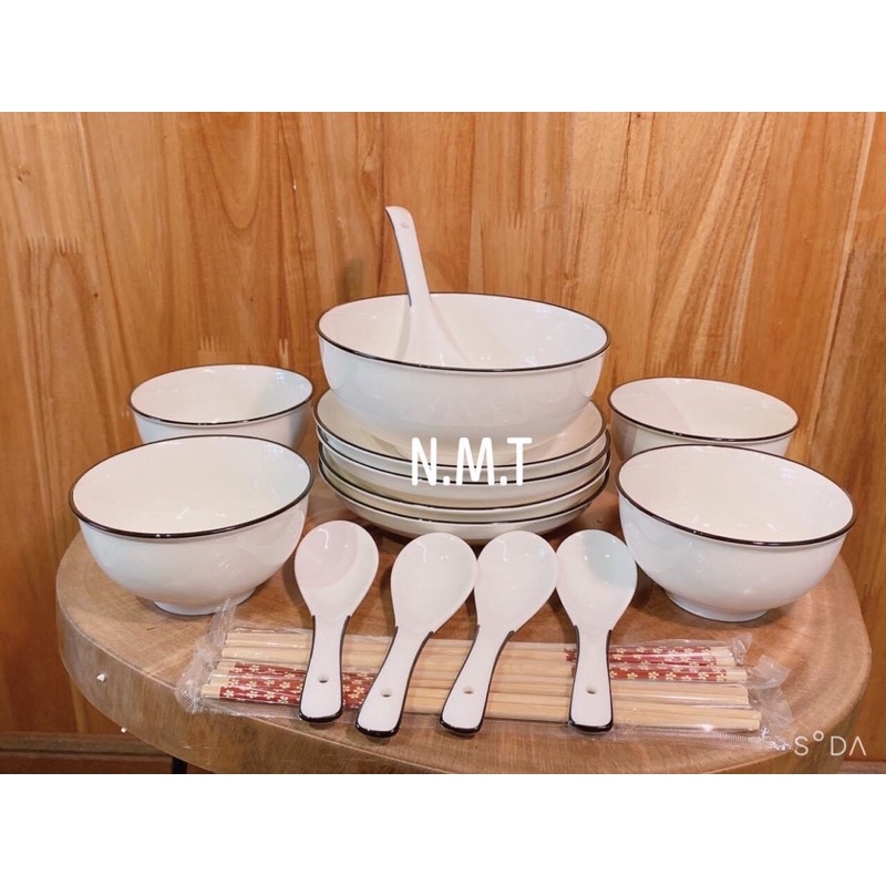 set bát sứ