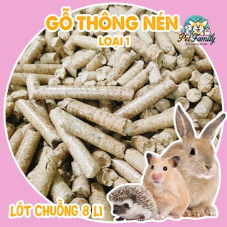 Gỗ Nén Thông Lót Chuồng Size 8 Li - Loại 1