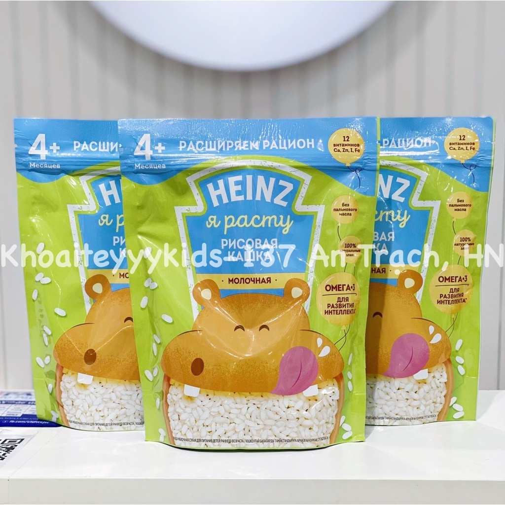 Bột ăn dặm Heinz Nga 4m+
