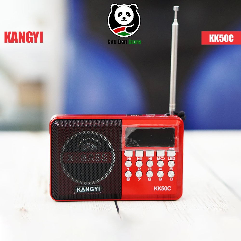 Đài FM Nghe Nhạc Cắm USB, Thẻ Nhớ Dành Cho Người Già KangYi KK50C
