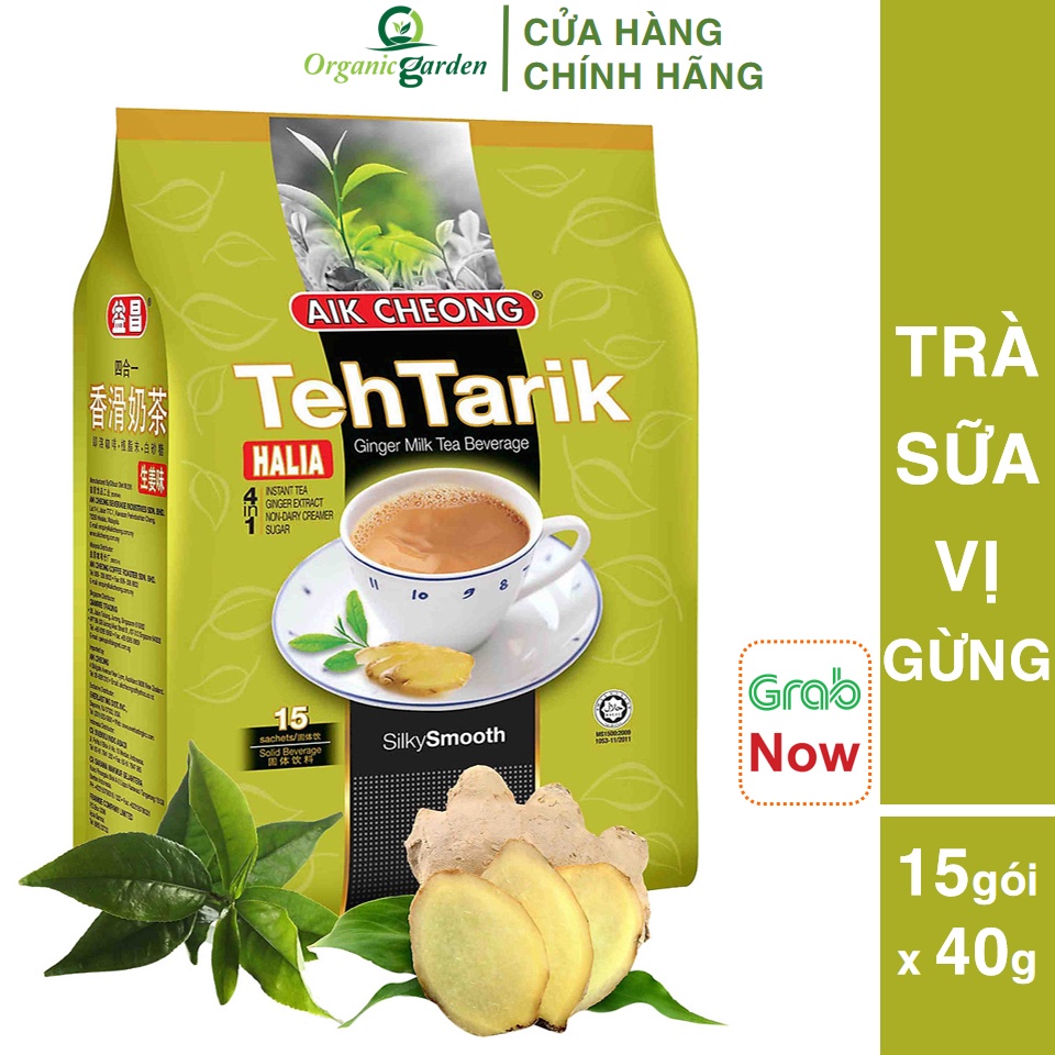 Trà Sữa Teh Tarik Vị Cổ Điển Aik Cheong Malaysia - Teh Tarik Classic 3 In 1 - 600g (15 Gói x 40g)