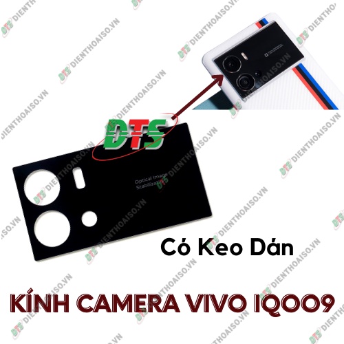 Kính camera vivo IQOO 9 kèm keo dán
