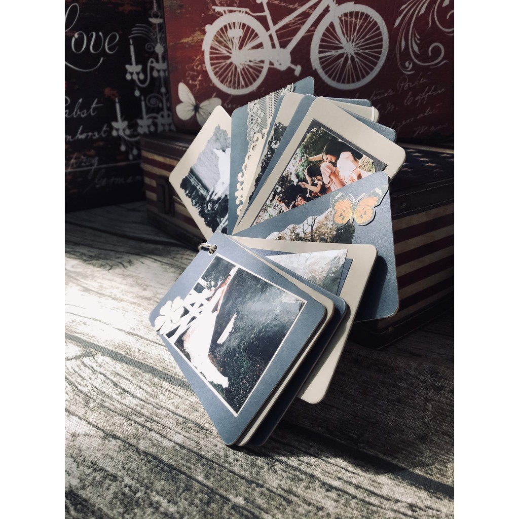 Album Loại Nhỏ Dán Ảnh Đơn Giản, Trang Trí Thủ Công