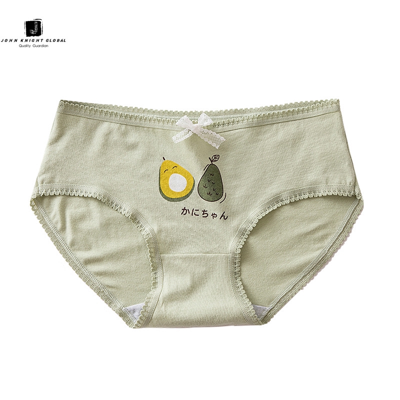  JKG Quần Lót Cotton In Hình Quả Bơ Dễ Thương Cho Nữ | BigBuy360 - bigbuy360.vn