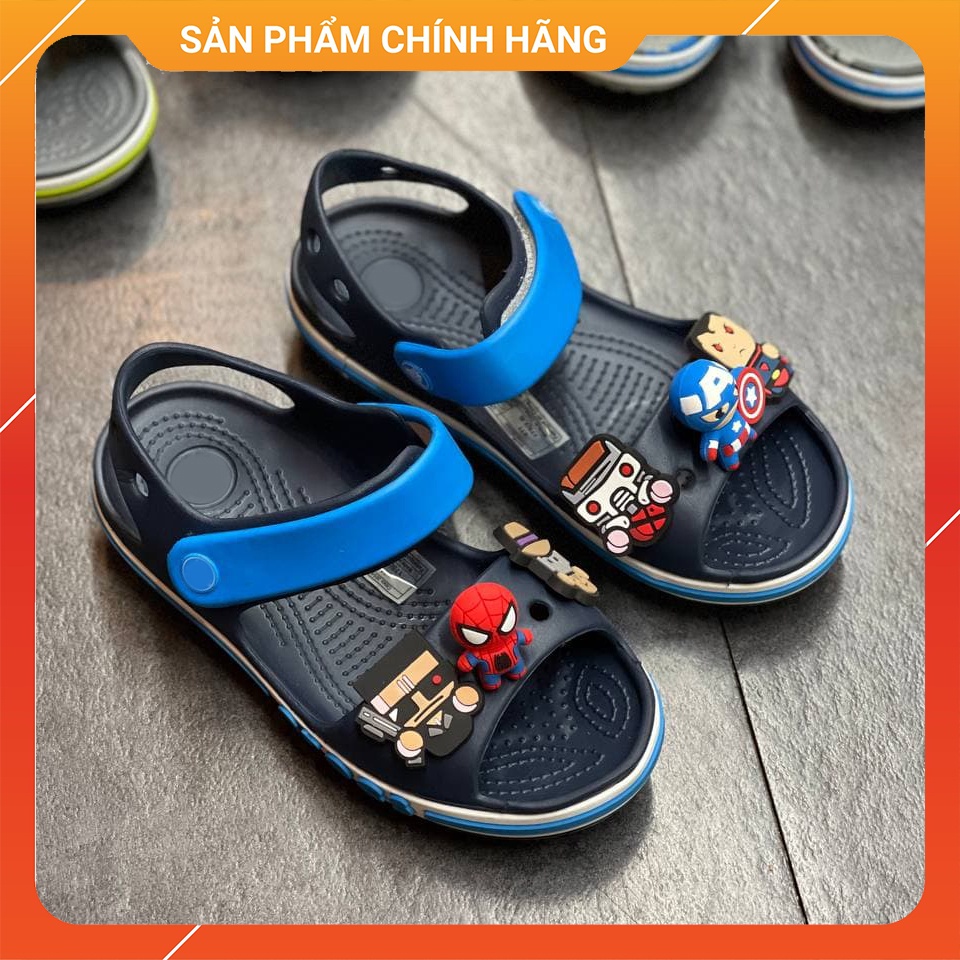 Giày Cross Sandal Baya Trẻ Em Chính Hãng Size 24 Đến 35 - Tặng 4 Jibbizt - Sấu Vui Vẻ