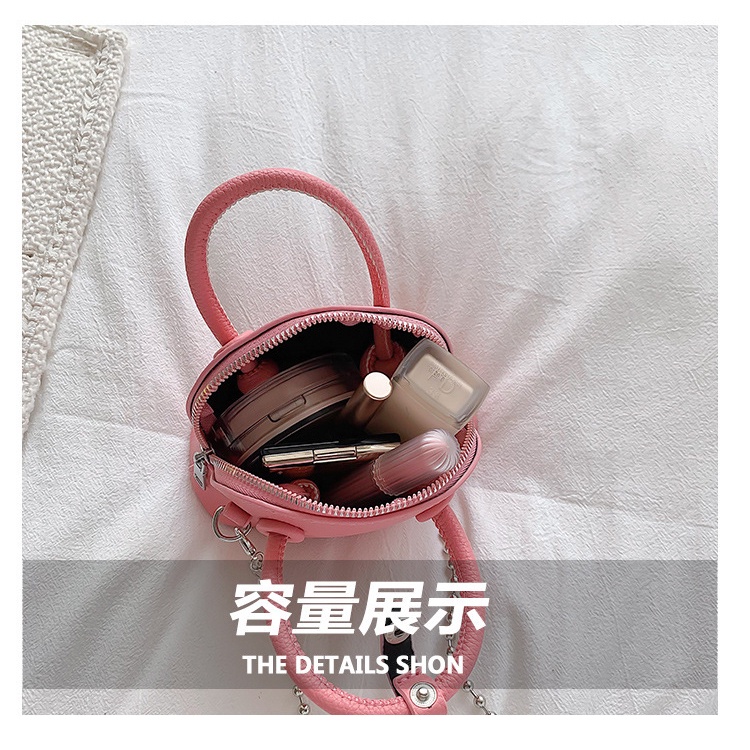 Túi Đeo Chéo Nhỏ Xinh Họa Tiết Trái Vải Phong Cách Hàn Quốc Cho Nữ