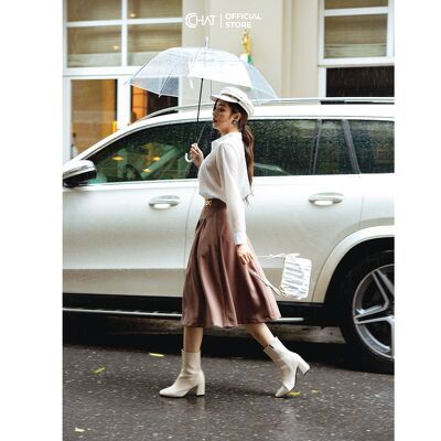 Chân váy ly bung tag cạp CCHAT | BigBuy360 - bigbuy360.vn