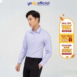 Áo Sơ Mi Nam Yody Cổ Đức Chống Nhăn Việt Nam SPM3399