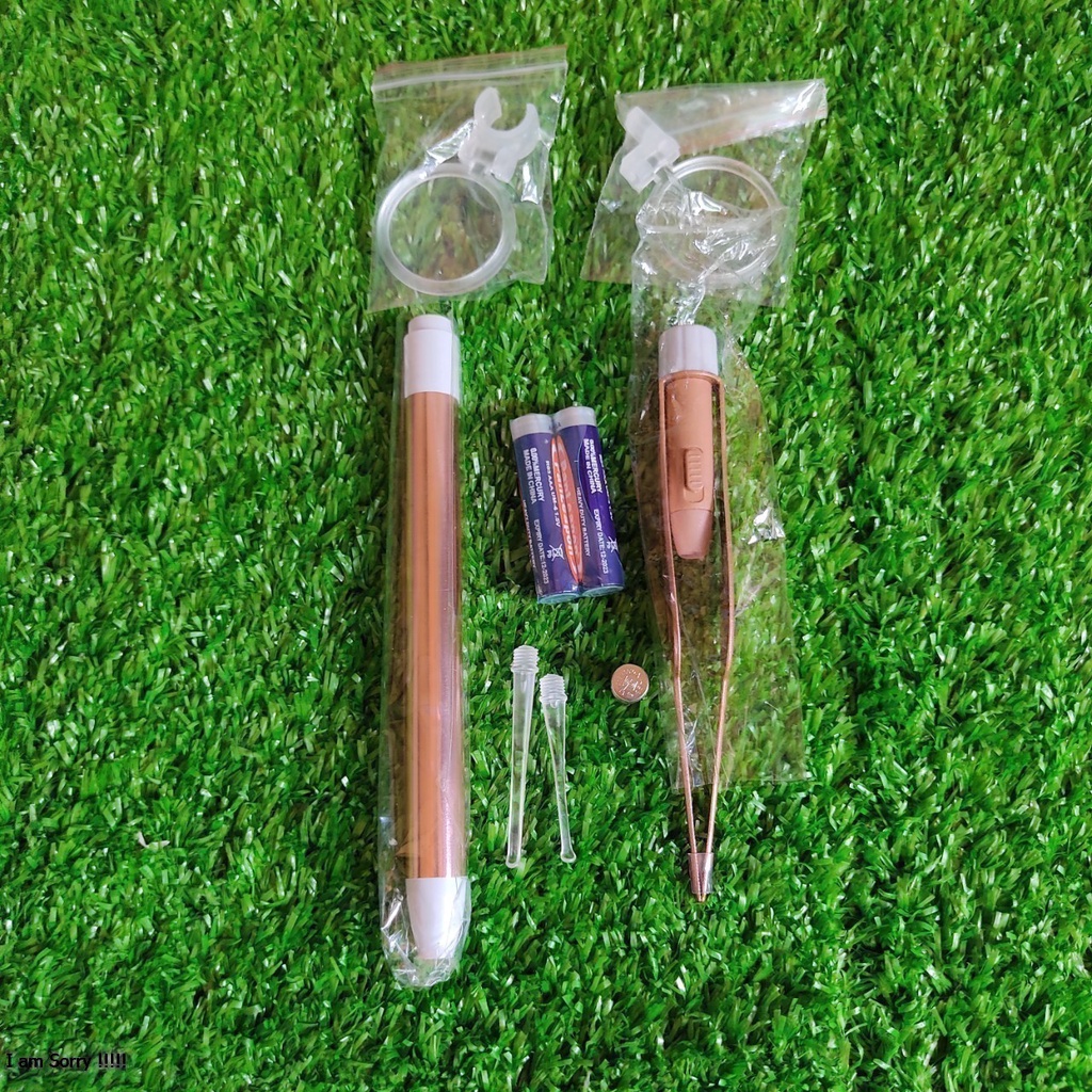 (Mới) Bộ dụng cụ ngoáy tai dùng pin kèm hộp