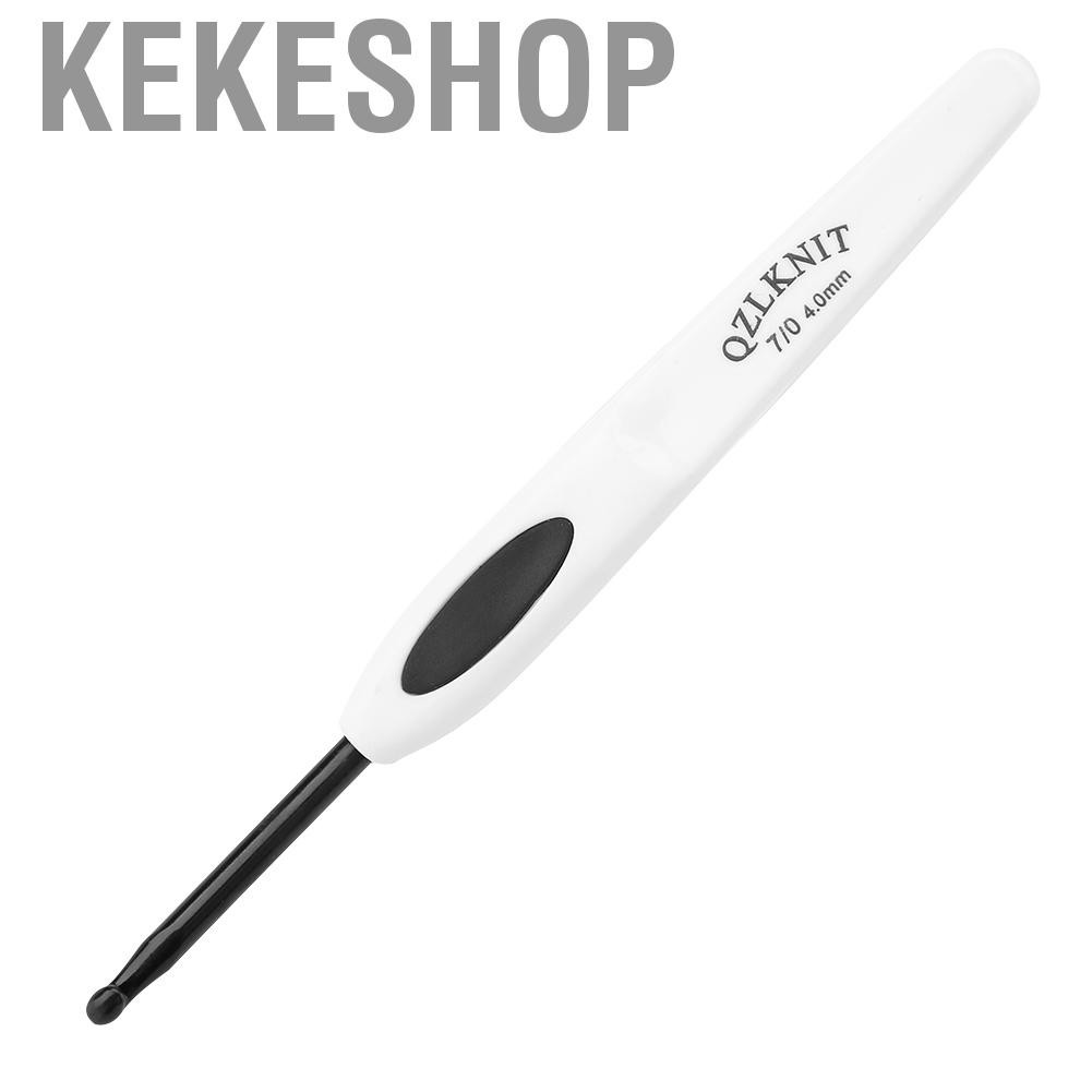 Set 8 Kim Đan Len Bằng Nhôm Cán Nhựa Trắng