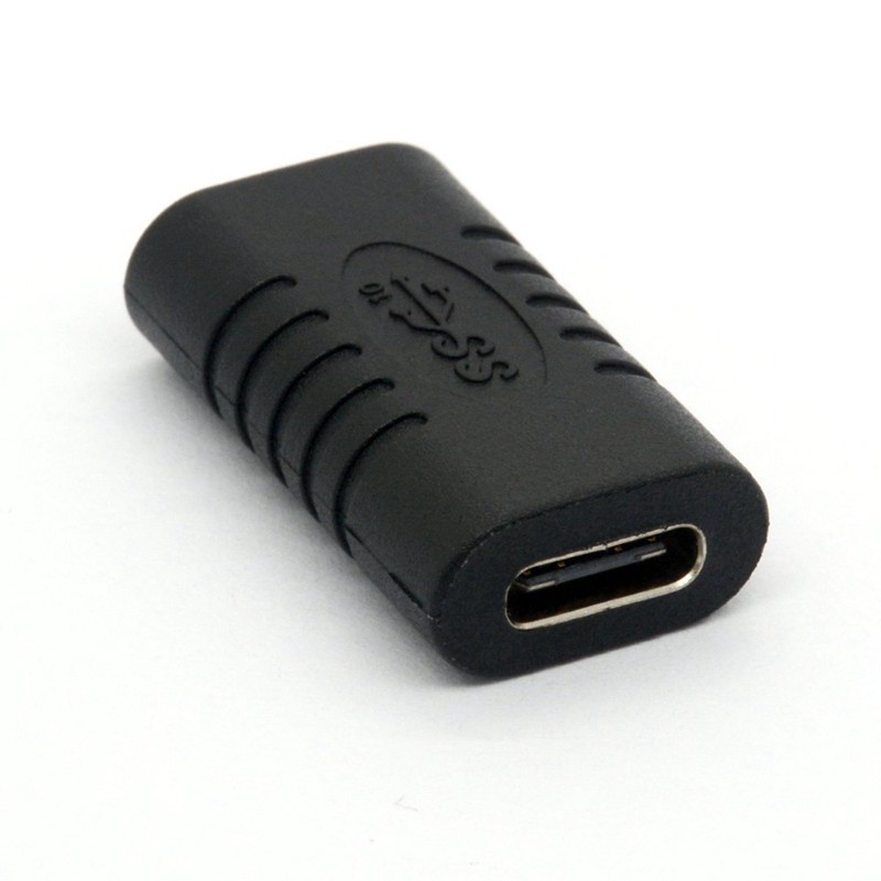 USB C Adapter Female to Female Type C Adapter Straight Tiny USB-C Adaptor USB 3.1 Type-C Connector Converter