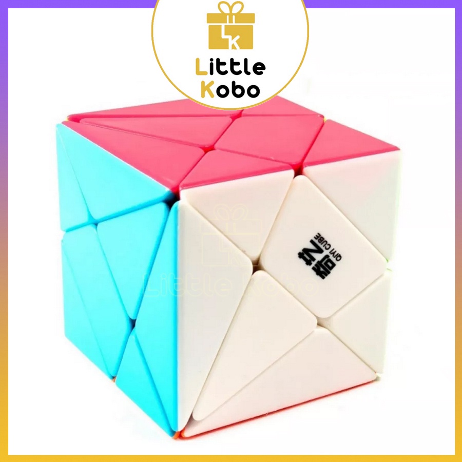 Rubik Biến Thể Axis Cube QiYi Rubic Stickerless Đồ Chơi Thông Minh