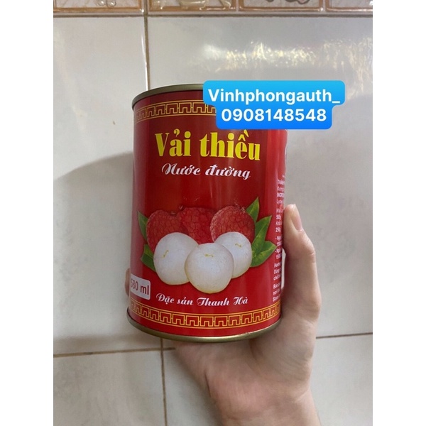 Vải thiều nước đường Ngọc Hà 580ml