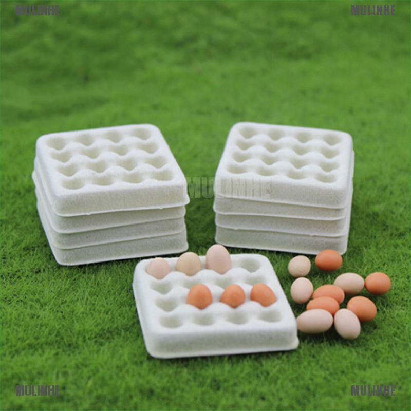 Khay Rỗng mini Đựng Trứng Trang Trí Nhà Búp Bê