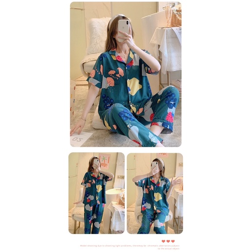 Pijama Lanh Lụa pijama mặc nhà sau sinh vải lanh [ Tay ngắn - quần dài]