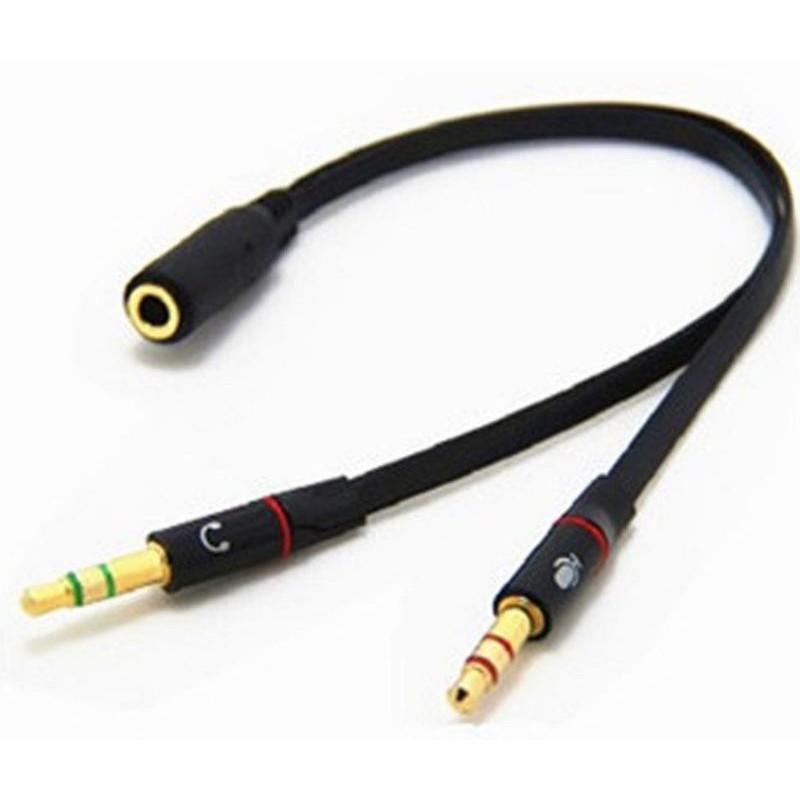 Cáp gộp mic và tai nghe