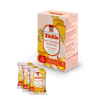 XieXie _ 80g Bánh trứng nướng YẾN MẠCH sữa tươi, GIÒN rụm GIÀU DINH DƯỠNG tràn NĂNG LƯỢNG Baked Egg & Oats Cookies