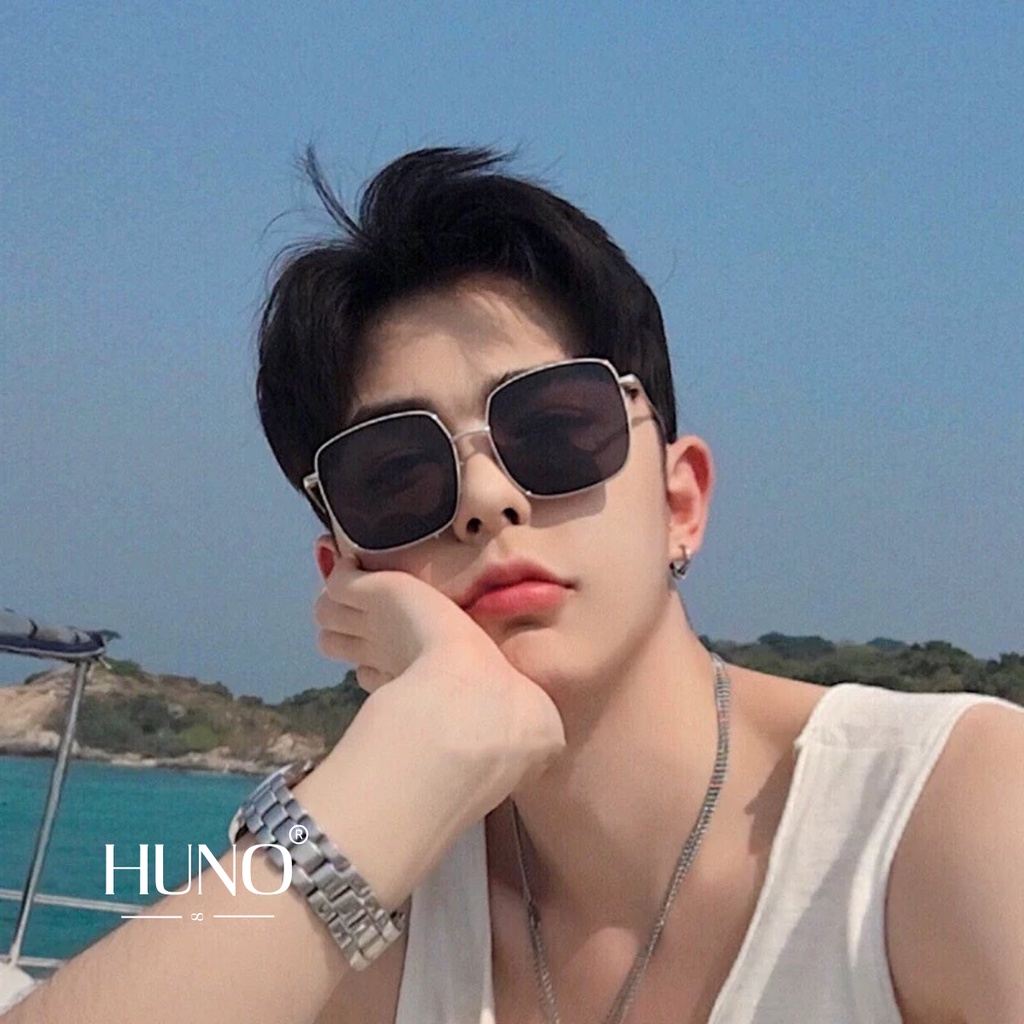 Kính râm nữ HUNO kính mắt thời trang cao cấp thiết kế đơn giản màu sắc hài hòa - KR54